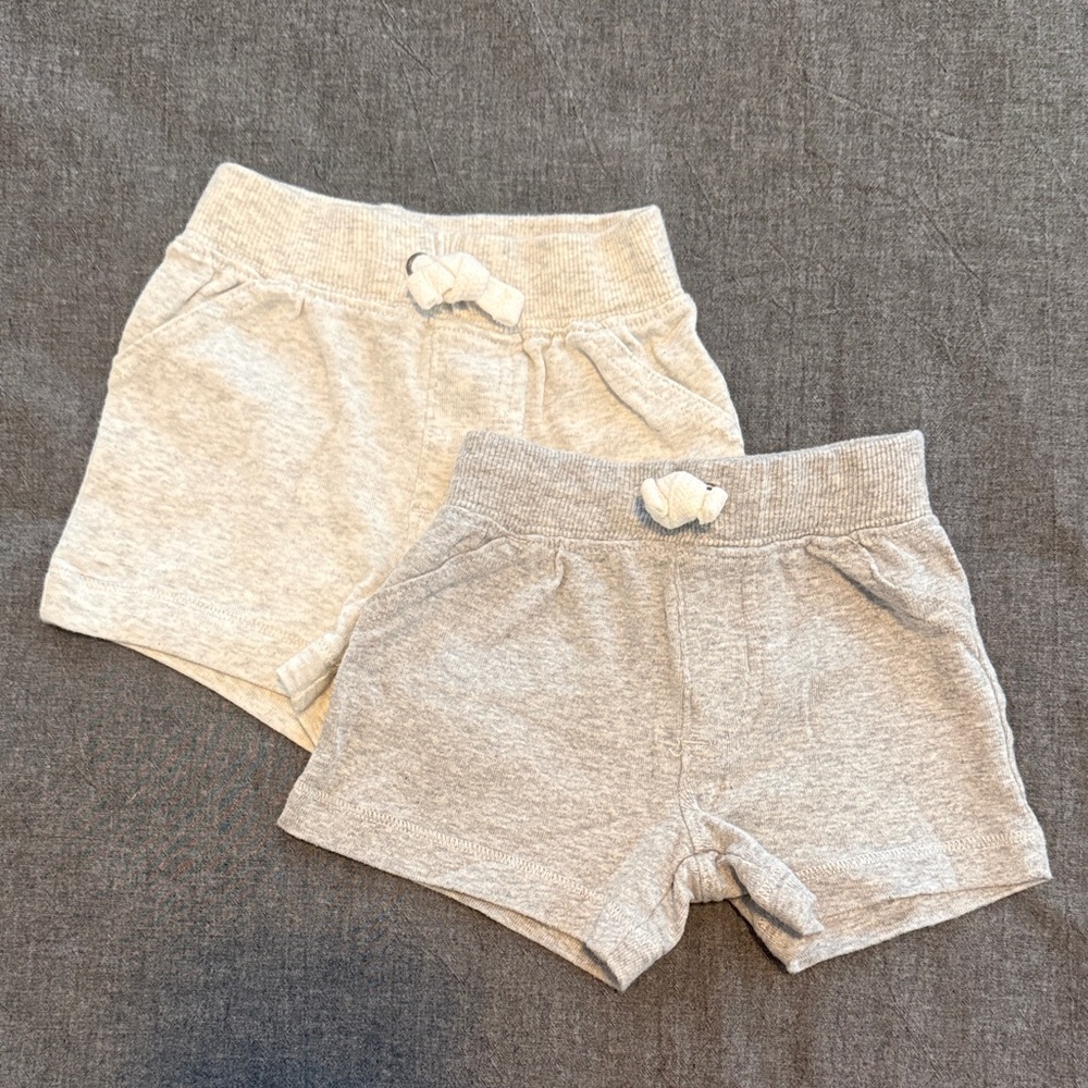 Carter's Gray Kids Shorts Set